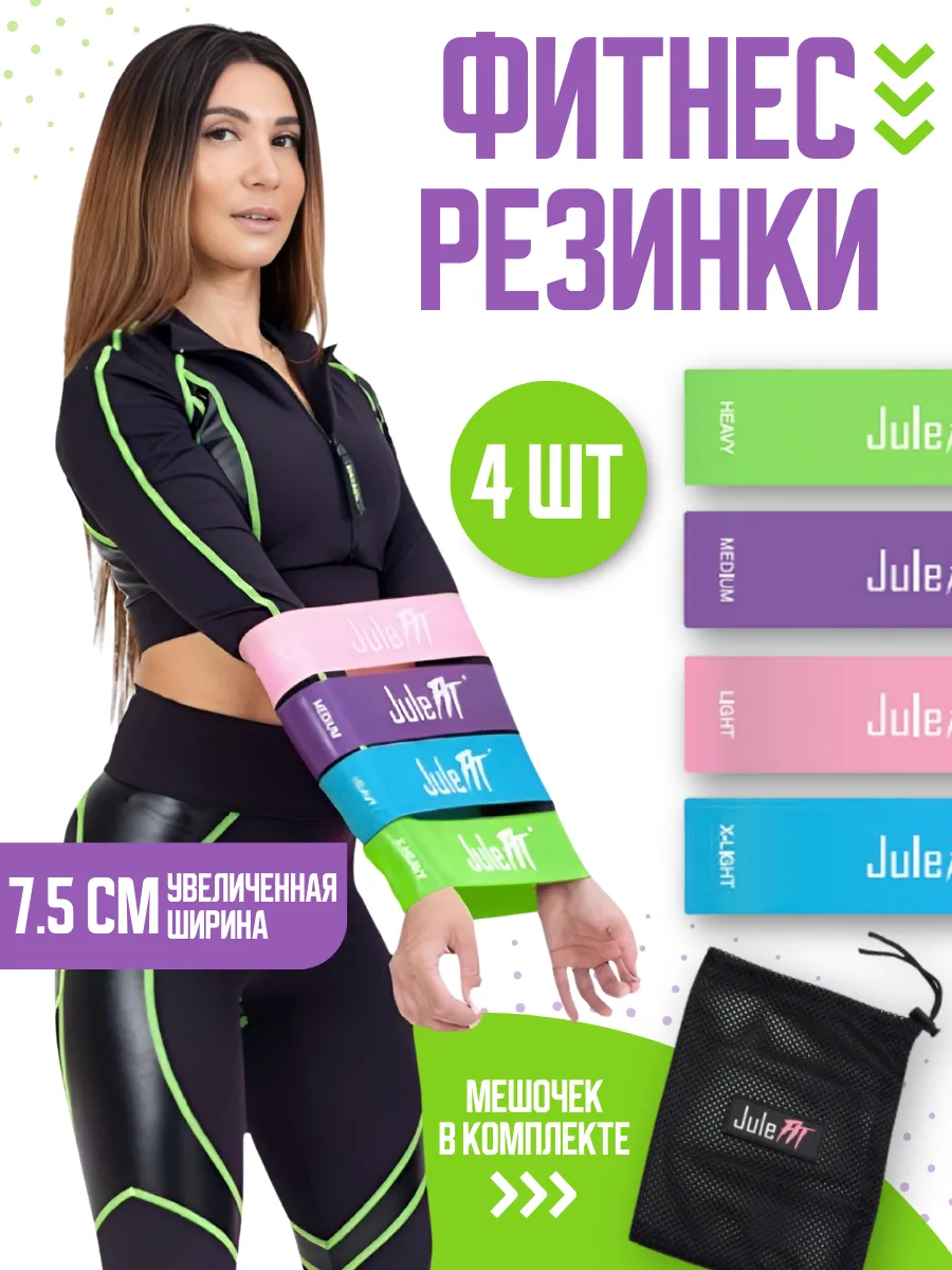 Фитнес резинки латексные...