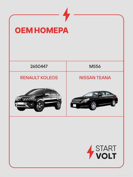 STARTVOLT Регулятор напряжения ген Renault Koleos Nissan Teana J32, вариант, фото 2
