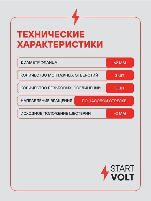 STARTVOLT Стартер Lada ВАЗ Largus Logan 2, вариант, фото 4