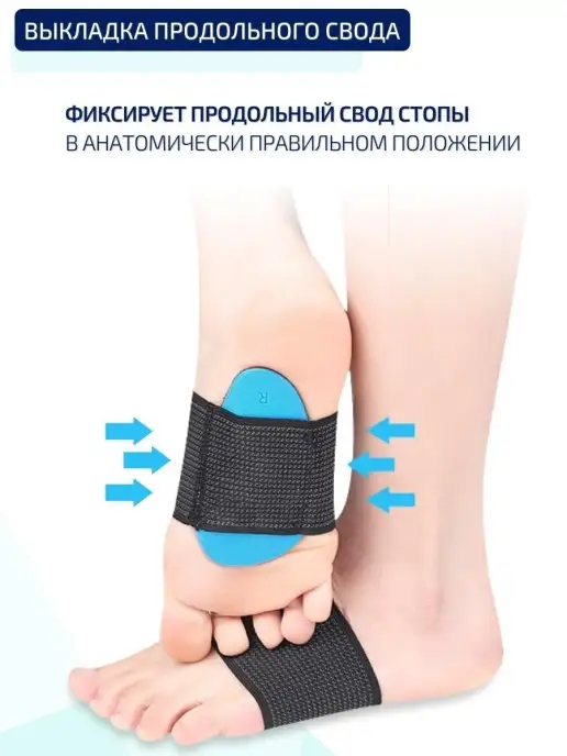 ORTGUT Супинатор для поддержки продольного свода стопы, вариант, фото 4