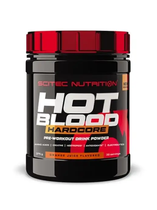Scitec Nutrition Предтренировочный комплекс Hot Blood апельсин сок 375г, 375 г, фото 8