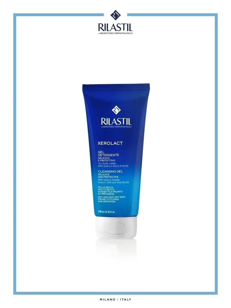 Rilastil Xerolact Cleansing Gel Delicate & Protective - Gel