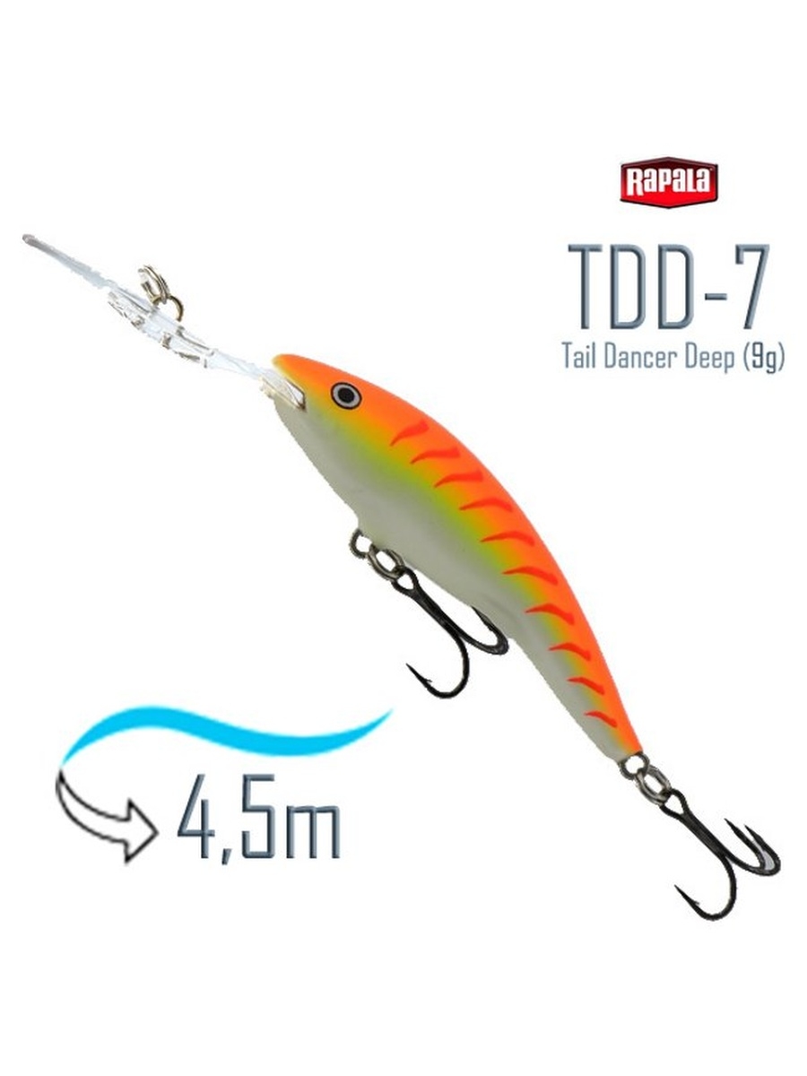 Deep tail. Воблер Rapala Deep Tail Dancer tdd07 HS. Rapala Deep Tail Dancer TDD 7 Воблер. Воблер Rapala Deep Tail Dancer 07. Воблер Rapala Tail Dancer Deep tdd07 цвет NP.