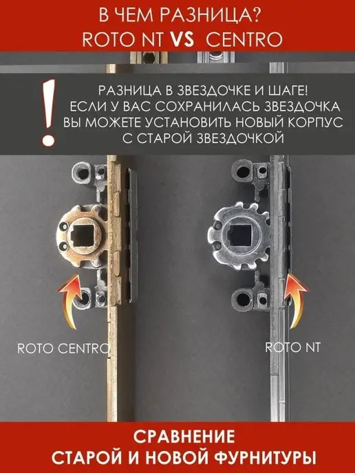 32okna Roto NT поворотно-откидной запор, ремонтный редуктор, вариант, фото 5
