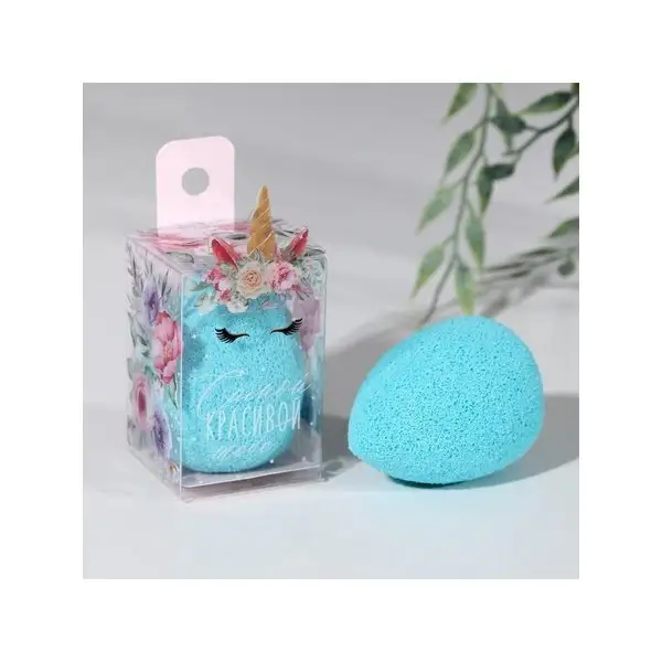 Спонж для умывания лица, снятие макияжа и косметики подарок