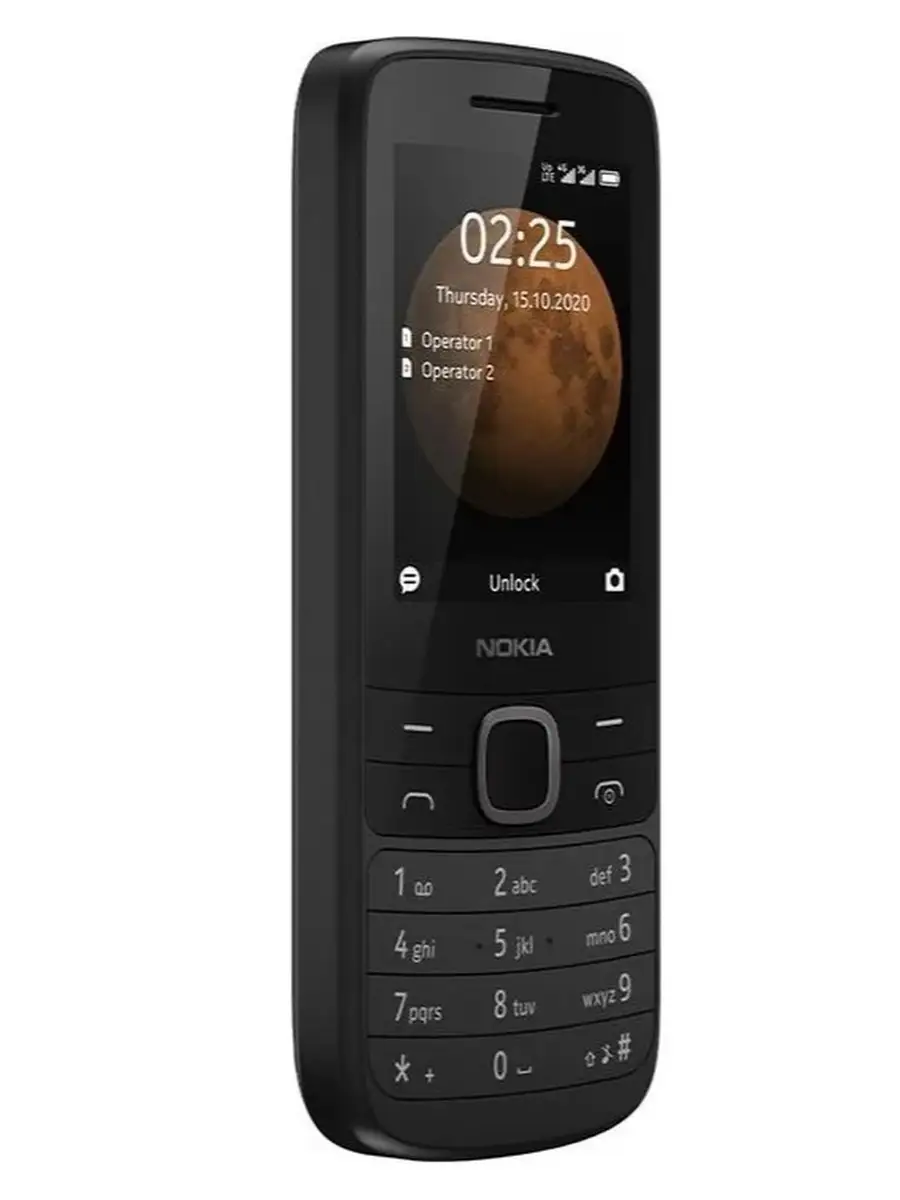 Мобильный телефон Nokia 225 DS 4G черный Nokia 51947647 купить в  интернет-магазине Wildberries