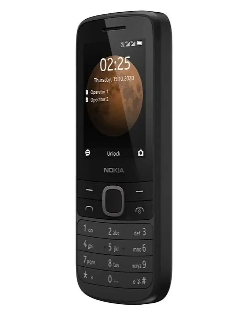 Мобильный телефон Nokia 225 DS 4G черный Nokia 51947647 купить в  интернет-магазине Wildberries