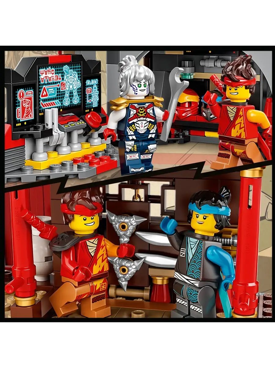 Конструктор LEGO NINJAGO 71767 Храм-додзё ниндзя LEGO 51991960 купить в  интернет-магазине Wildberries