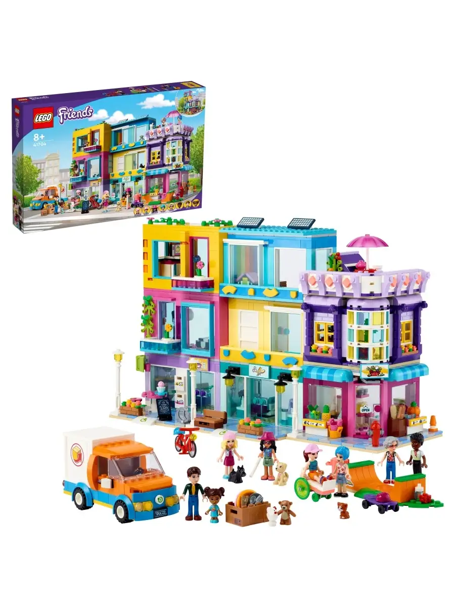 Конструктор LEGO Friends 41704 Большой дом на главной улице LEGO 51991967  купить в интернет-магазине Wildberries