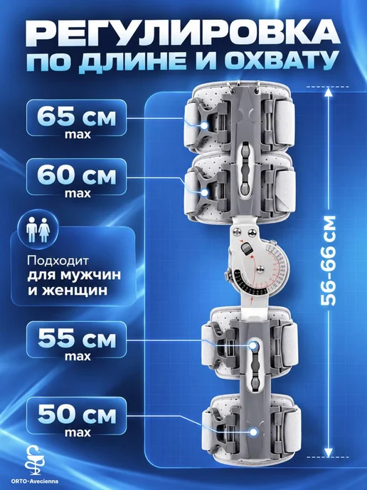 Orto-Avicenna Ортез на коленный сустав с шарнирами, вариант, фото 5