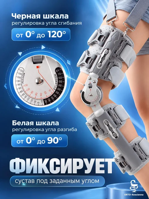 Orto-Avicenna Ортез на коленный сустав с шарнирами, вариант, фото 7