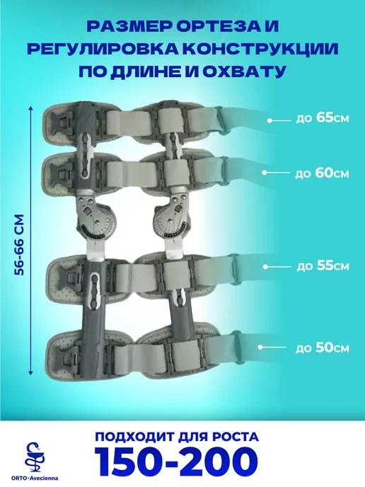 Orto-Avicenna Ортез на коленный сустав с шарнирами, вариант, фото 8
