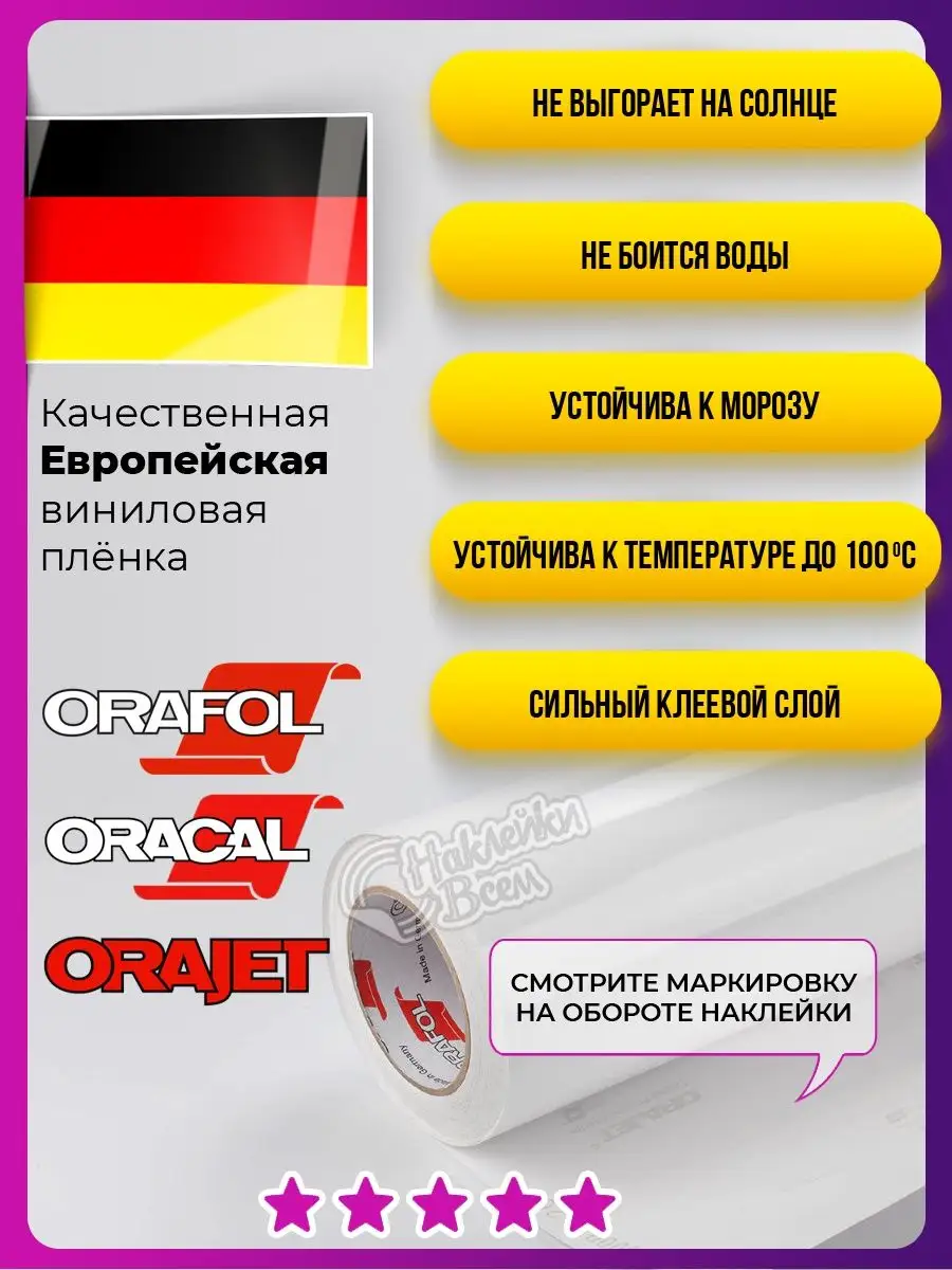 Наклейка на авто прикольная надпись Наклейки Всем 52299989 купить за 179 ₽  в интернет-магазине Wildberries