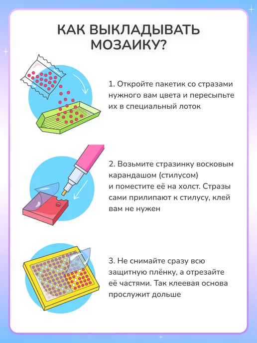 Алмазныи ряд Алмазная мозаика на подрамнике 20х30 Синий автомобиль, 20x30, фото 6