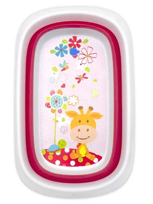 Funkids Ванночка складная"Folding Baby Bath", белый, фото 2