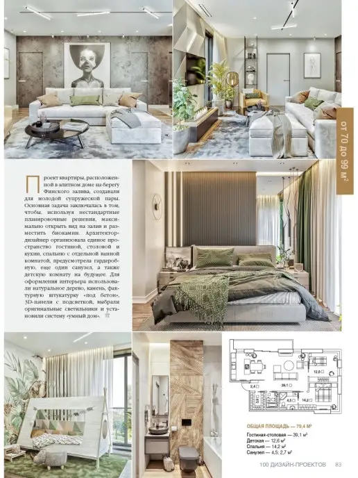 Красивые дома Журнал 100 дизайн-проектов №2021 22, вариант, фото 4