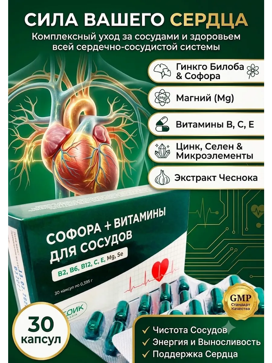 Витамины для сердца и сосудов