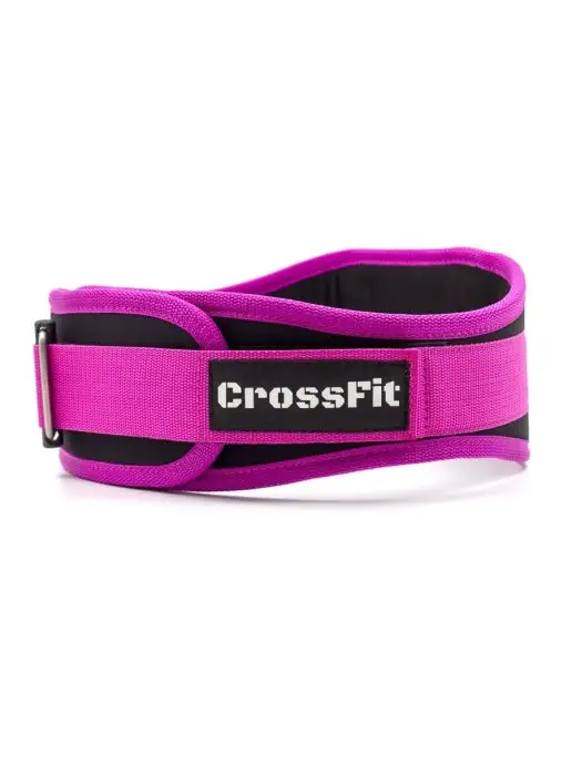 MASTER Пояс атлетический для CrossFit с двойной системой застежки, розовый, фото 8