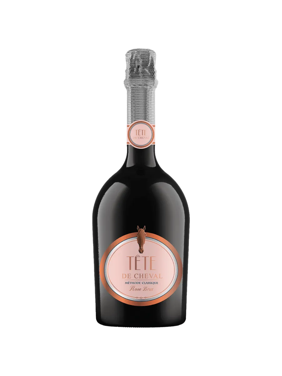 Вино игристое Tete De Cheval розовое брют 0,75 л