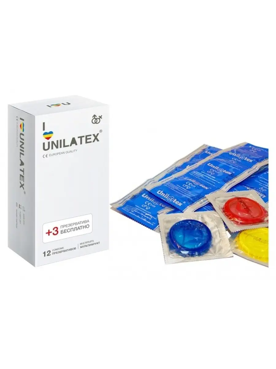 Разноцветные презервативы Unilatex Multifruit - 15 шт. Pan Sexyal 52769476  купить за 496 ₽ в интернет-магазине Wildberries