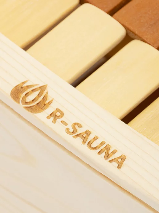 R-SAUNA Подголовник для бани и сауны, бамбук, бежевый, фото 4