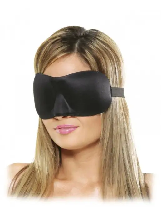 PIPEDREAM Черная маска на глаза Deluxe Fantasy Love Mask, черный