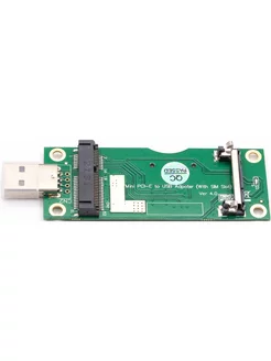 Адаптер Mini PCI-E c SIM-картой на USB для модемов GSMIN 52873626 купить за 477 ₽ в интернет-магазине Wildberries