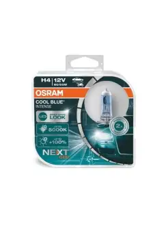 Автолампа H4 60 55 P43t-38+100% COOL BLUE 2шт до 5000K 12V Osram 52898320 купить за 1 235 ₽ в интернет-магазине Wildberries