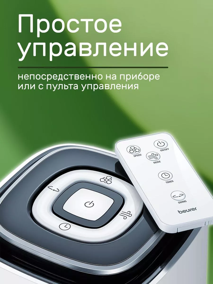 Вентилятор напольный для дома с пультом Beurer LV 200 Beurer 52920064  купить за 10 053 ₽ в интернет-магазине Wildberries