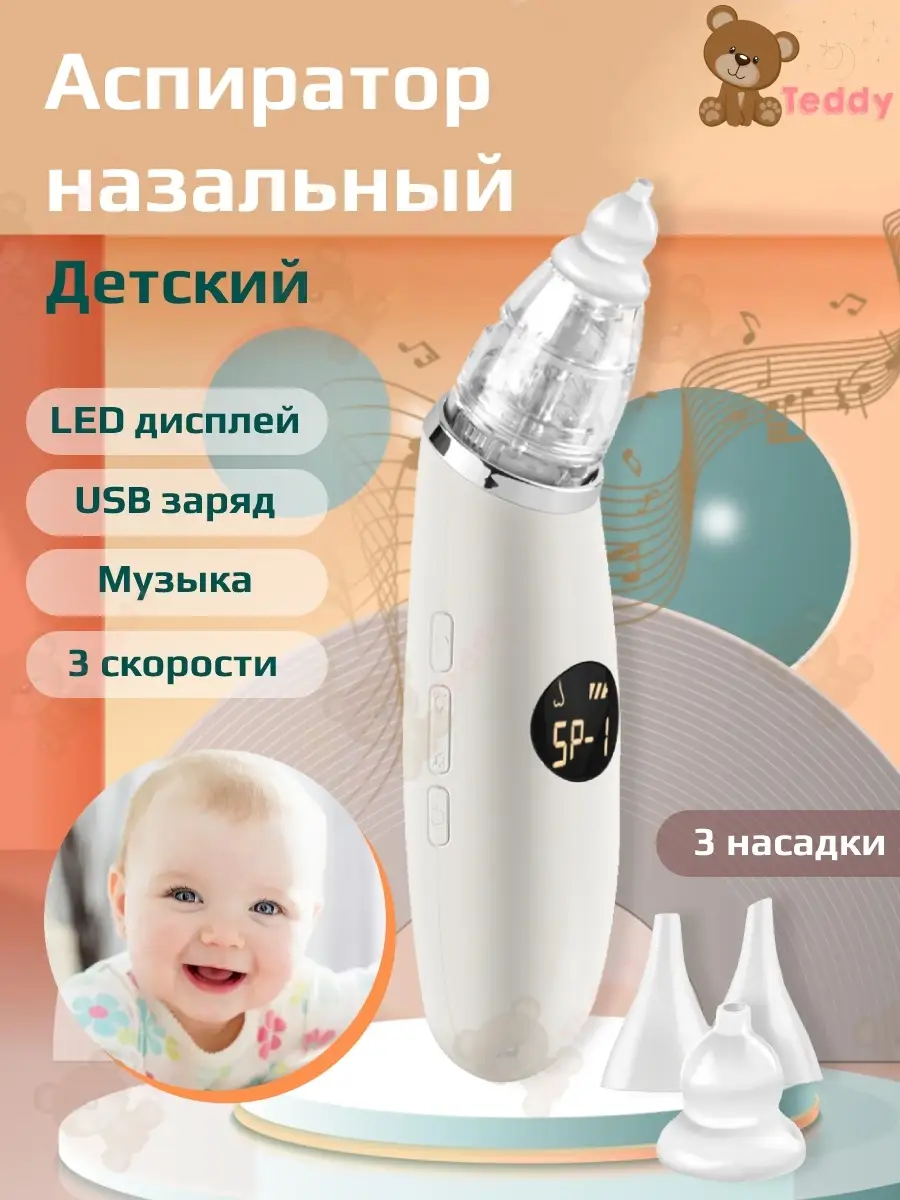 Электрический назальный аспиратор BC-024 Teddy Store 53004115 купить за 2  399 ₽ в интернет-магазине Wildberries