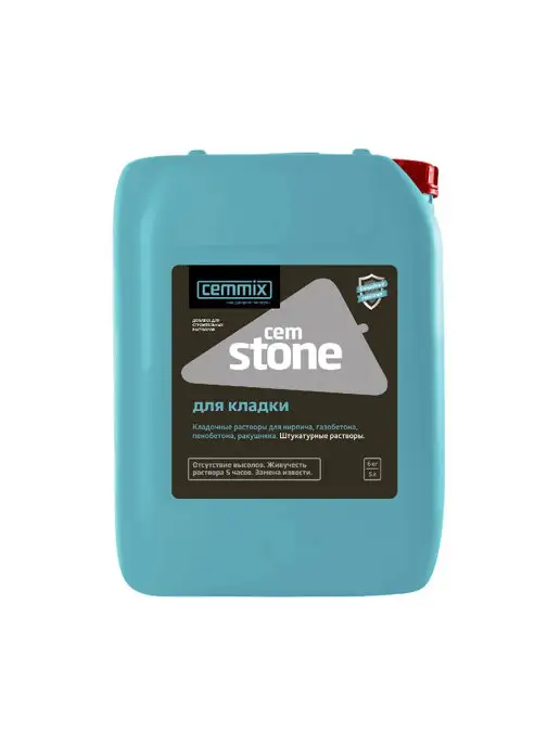 CEMMIX Добавка для штукатурных растворов CemStone, 5 л, 5 л