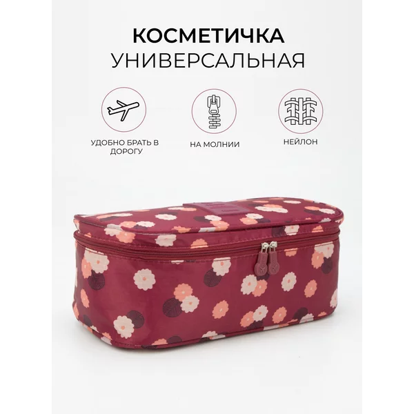 Косметичка раскладная на молнии