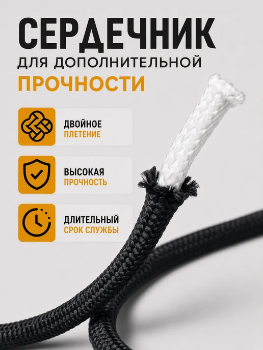 TSEMA HOME Шнурки чёрные круглые для берцев ботинок берц длинные 130 см, черный, фото 2