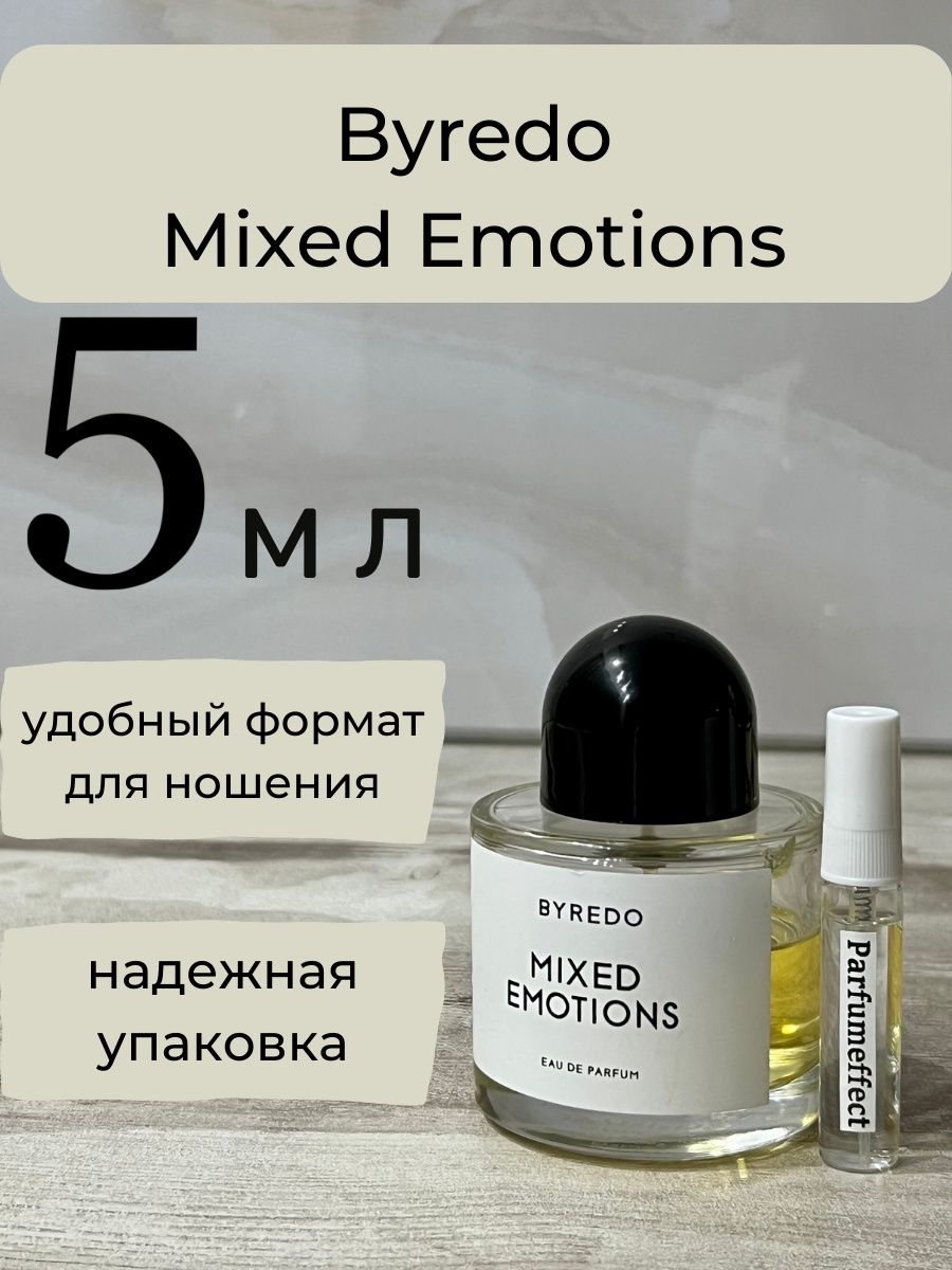 Byredo mixed emotions отзывы. Byredo Mixed emotions. Байредо микс Эмоушен Ноты.