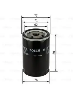 Фильтр масляный BOSCH 0 986 452 044 Bosch 53322626 купить за 579 ₽ в интернет-магазине Wildberries