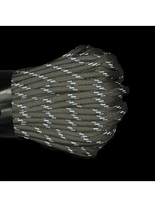Cord Паракорд 550 светоотражающий (10м, 4мм) WHITE, 10 м, фото 4