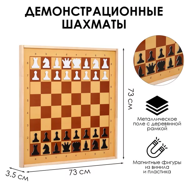 Шахматы магнитные демонстрационные