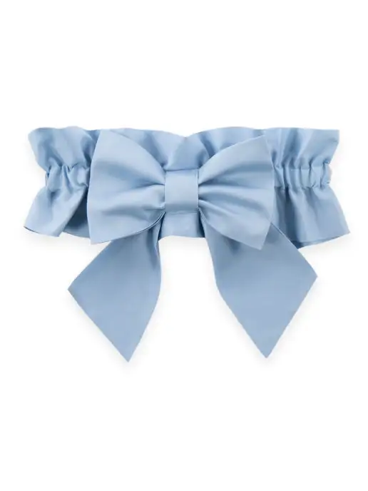PATRINO textile design Бант на выписку для новорожденного, голубой, фото 2