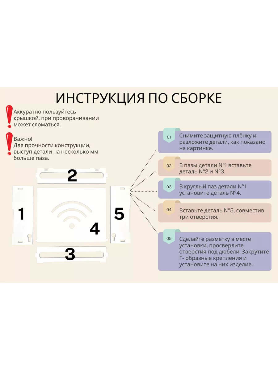 Полка настенная белая для роутера WIFI AutoMorgen 53471936 купить за 861 ₽  в интернет-магазине Wildberries