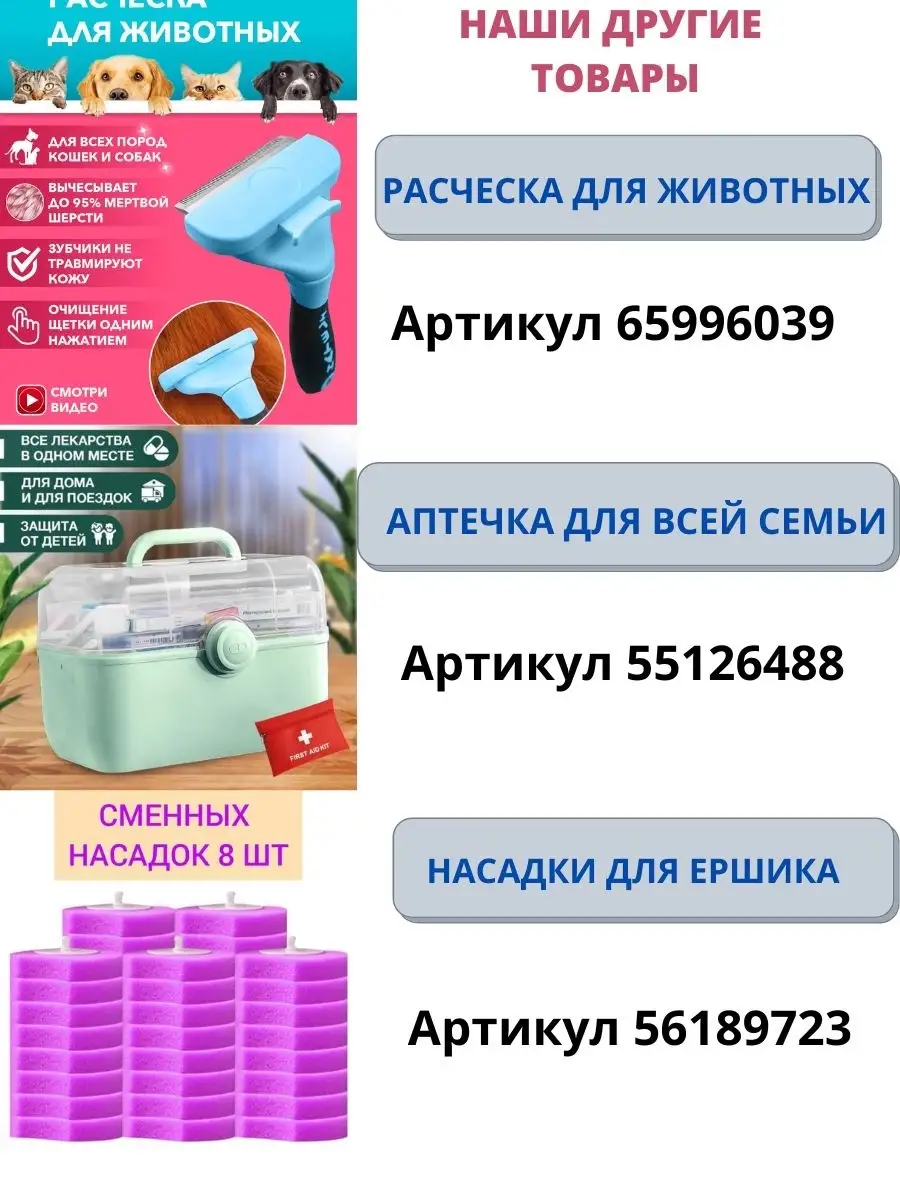 Насадки для ершика Ершик для унитаза Homelabshop 53518518 купить в  интернет-магазине Wildberries