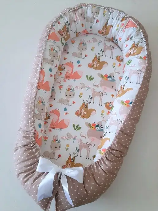 Bambini Love Кокон гнездышко для новорожденного, вариант, фото 5