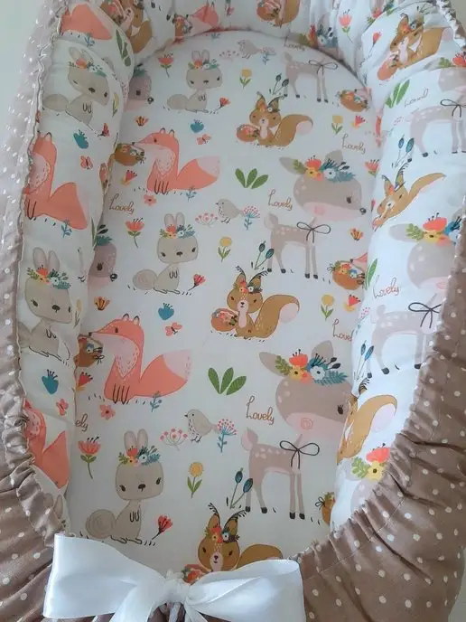 Bambini Love Кокон гнездышко для новорожденного, вариант, фото 6