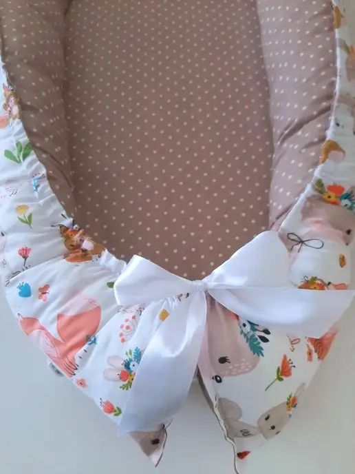 Bambini Love Кокон гнездышко для новорожденного, вариант, фото 7
