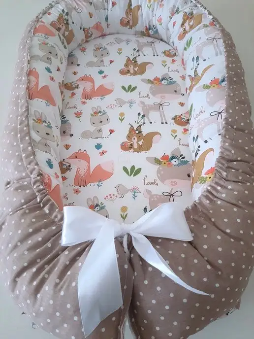 Bambini Love Кокон гнездышко для новорожденного, вариант, фото 8