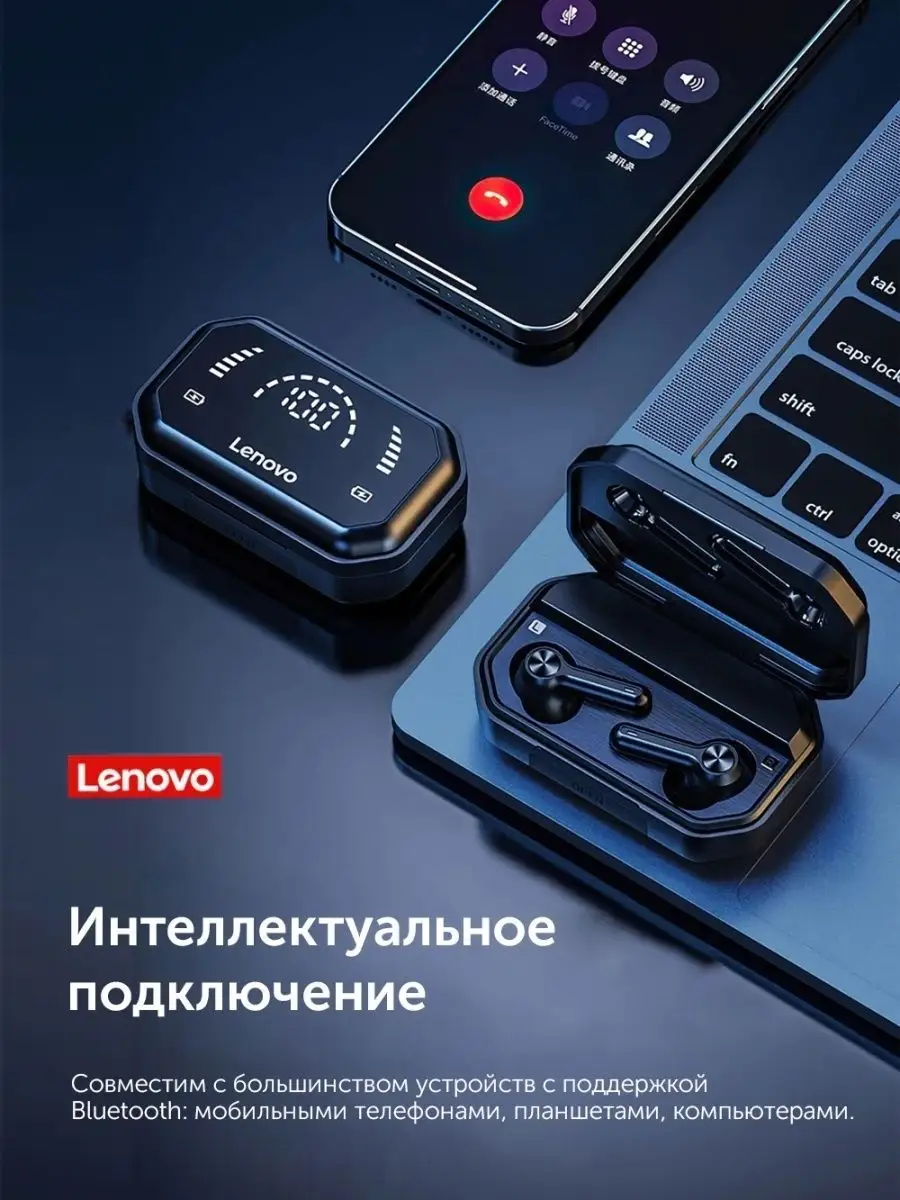 Беспроводные наушники LP3 Pro lenovo 53563236 купить в интернет-магазине  Wildberries