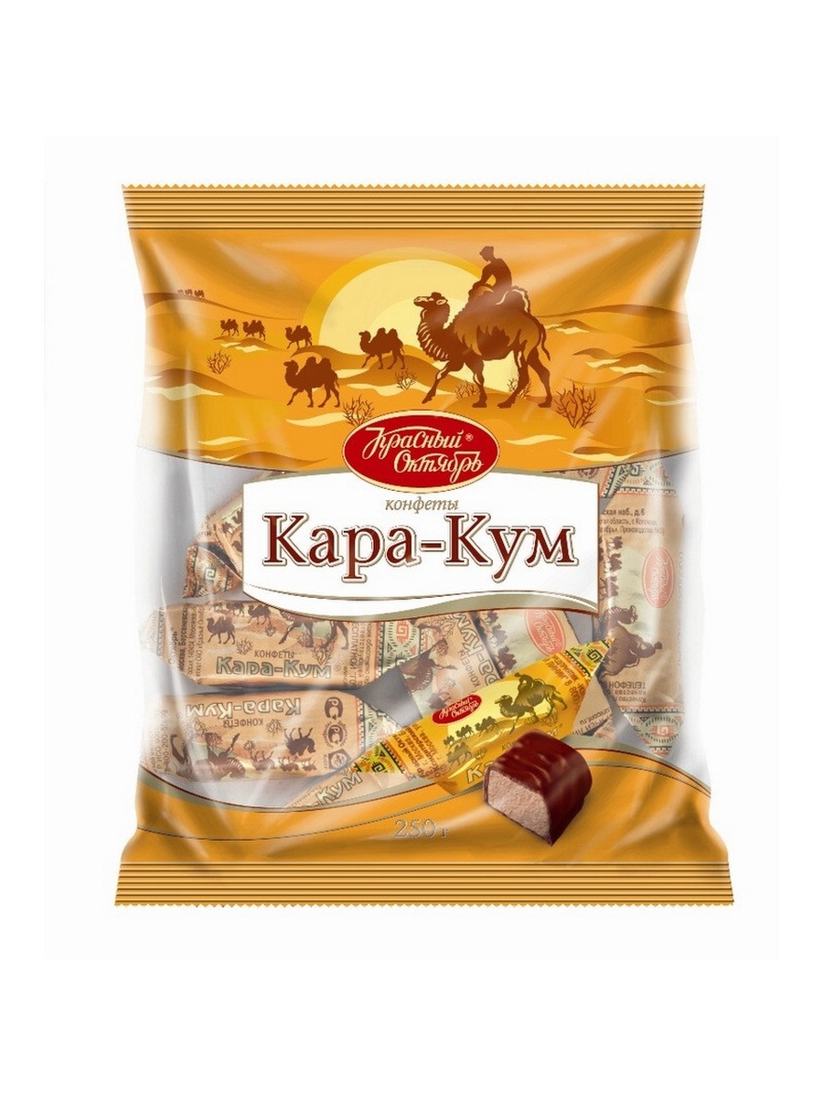 Конфеты Каракум 250г Красный Октябрь 53566657 купить за 437 ₽ в  интернет-магазине Wildberries