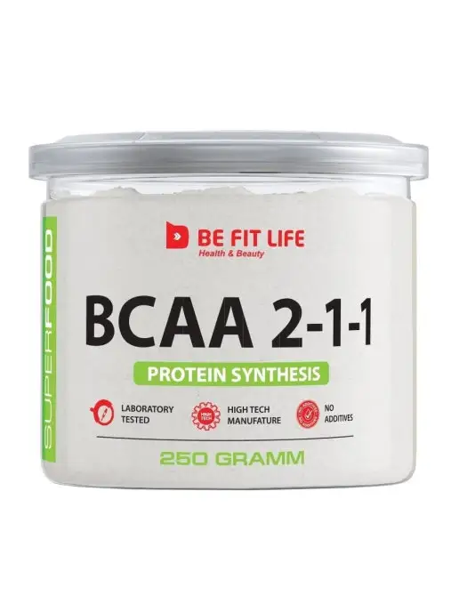 BEFITLIFE BCAA 2 1 1 250 гр, 50 порц, 250 г, фото 4