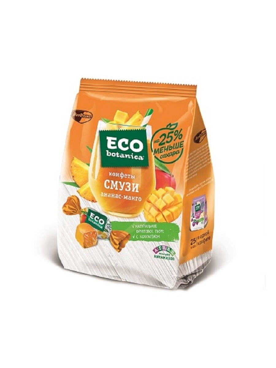 Конфеты Eco Botanica ананас манго