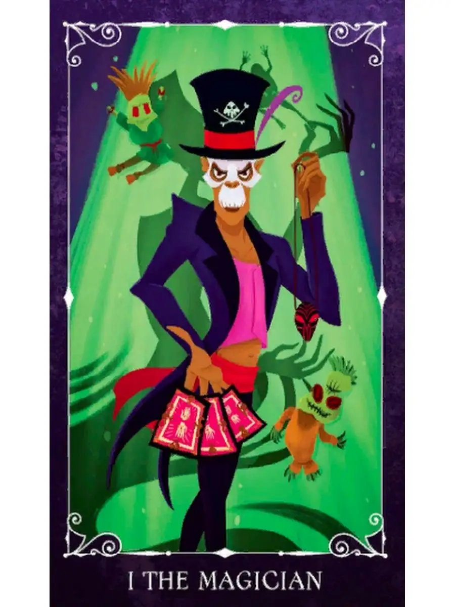 Disney Villains Tarot Deck / Диснеевские Злодеи Таро Ларец Таро 53664568  купить за 5 969 ₽ в интернет-магазине Wildberries