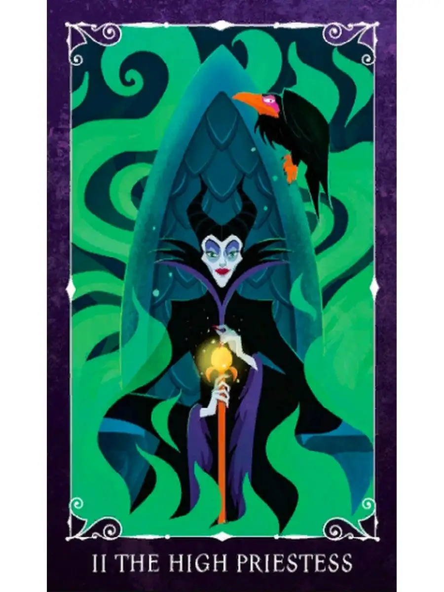 Disney Villains Tarot Deck / Диснеевские Злодеи Таро Ларец Таро 53664568  купить за 3 430 ₽ в интернет-магазине Wildberries